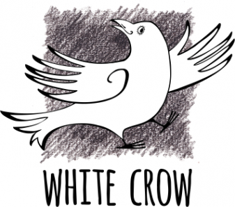 Логотип компании Белая Ворона