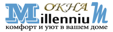 Логотип компании Окна Миллениум