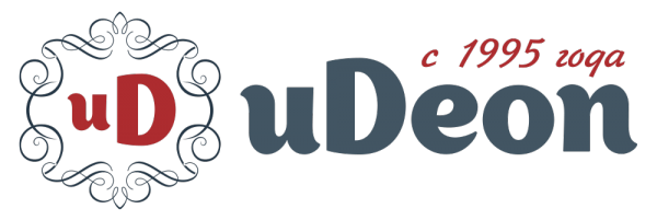 Логотип компании Юдеон